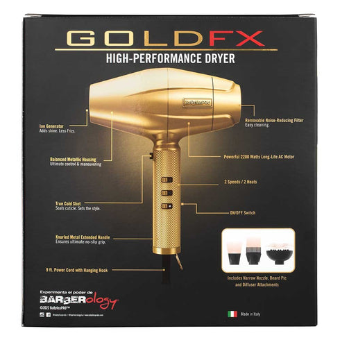 BaBylissPRO GOLDFX High-Performance Turbo Dryer